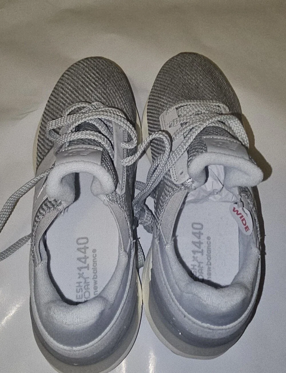 New Balance Fresh Foam X 1440 Men's Low Top Lace Up Wide Mesh Sneakers Gray